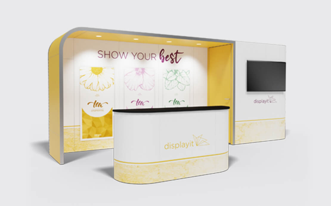 10x20 trade show display seg replacement graphic
